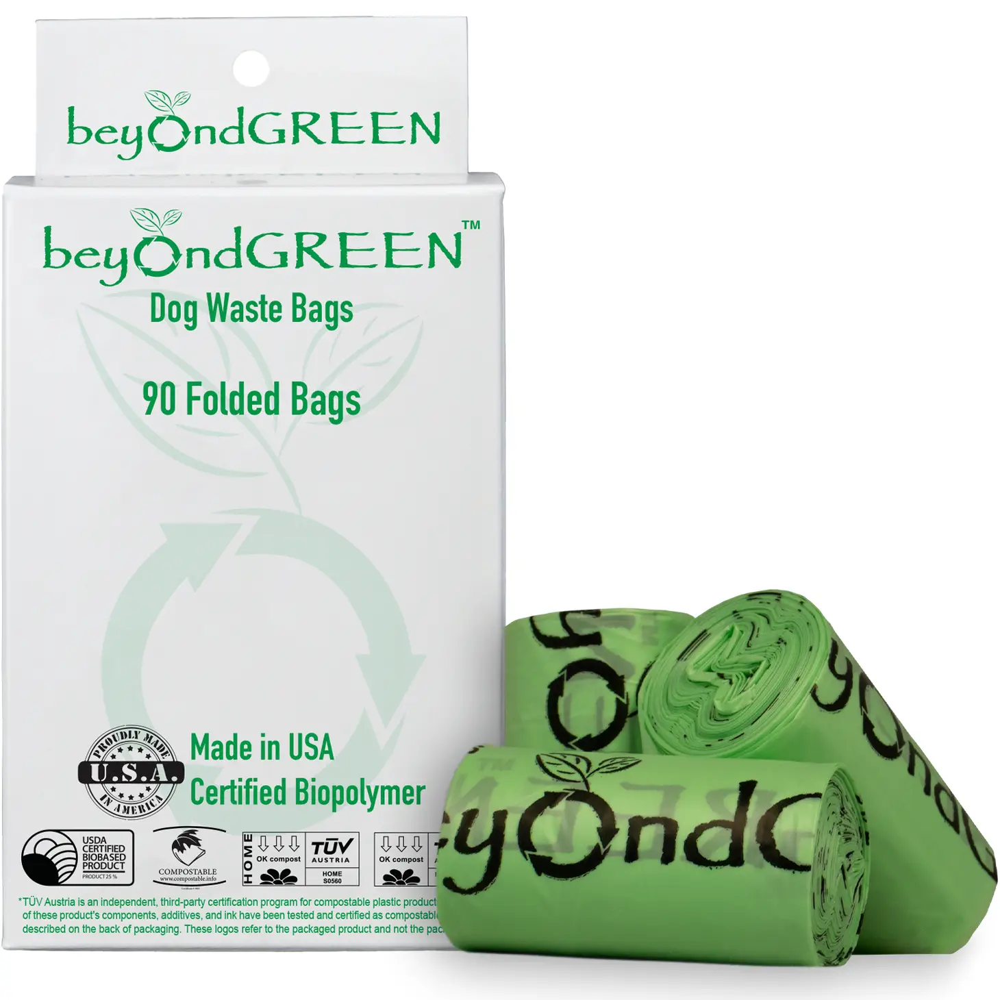 Dog Poop Bags – 90- Count BIODOGRADABLE BAGS™